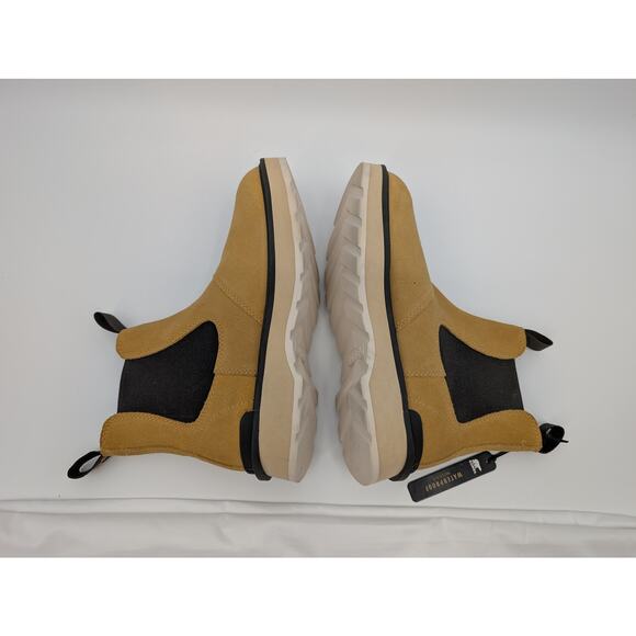 Sorel Women's Hi-Line Chelsea Waterproof Suede Geo Yellow Size 10 - Picture 6 of 9